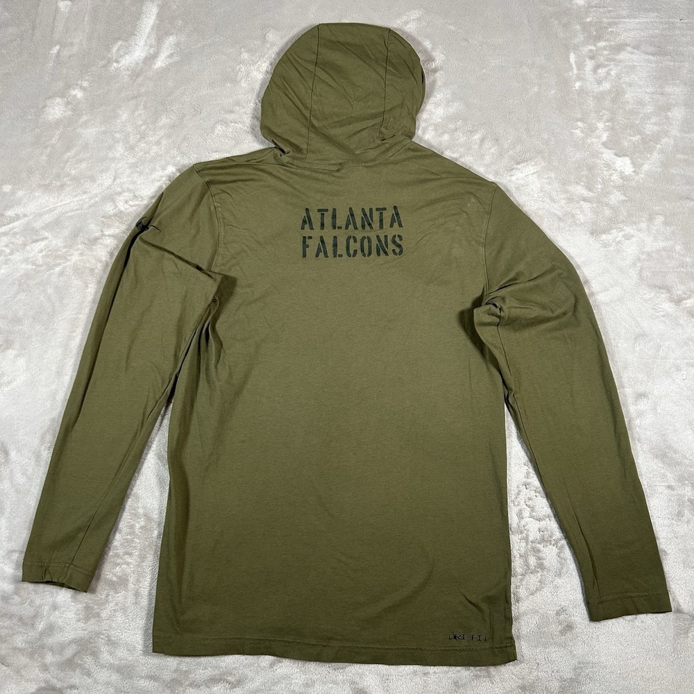 Nike NFL Atlanta Falcons Hoodie Mens Medium Football Salute To Service Pullover - Picture 10 of 16